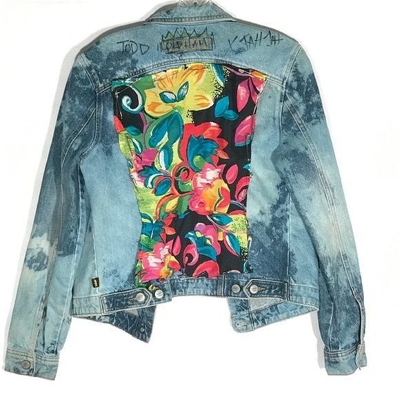 TODD OLDHAM X Custom Blue Denim Jacket - Picture 3 of 6